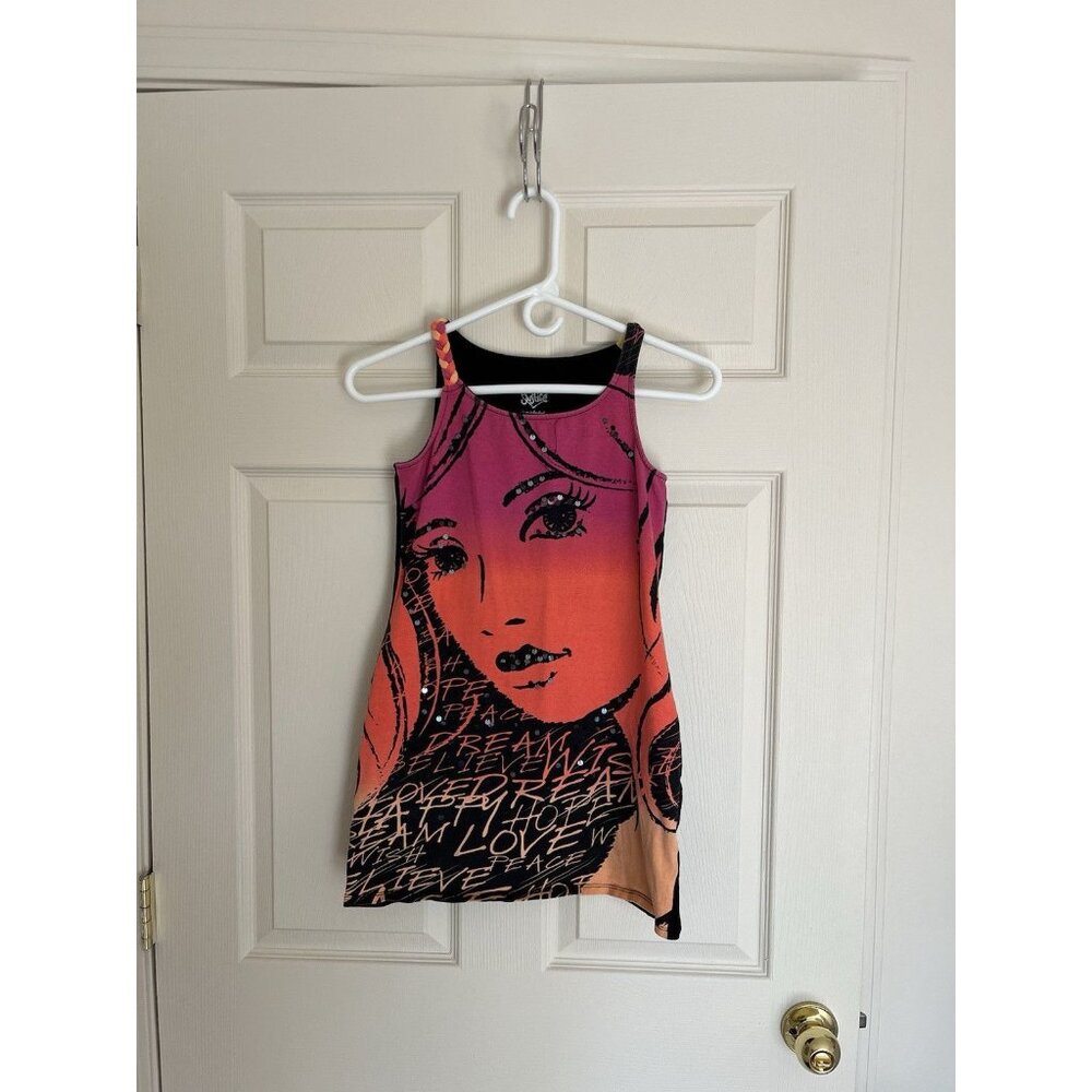 Justice Tank Top Sequin Detail Sz 12